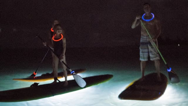 Night paddle session